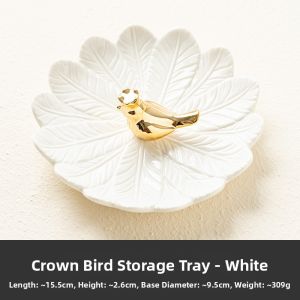 YOGEHOME | Nordic Creative Bird DIY Ceramic Jewelry Display Dish