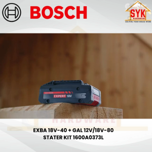 SYK Bosch Professional Starter Kit EXBA 18V-40 GAL 12V 18V-80 Bateri Charger Set Starter Kit 18V 1600A0373L