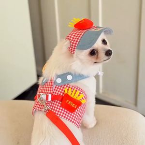 【Meoof】Cute Dog Cat Leash Harness Hat Dog Rope Dog Chain Poodle Pomeranian French Bulldog Corgi 狗狗可爱背心牵引绳帽子博美泰迪柯基法斗