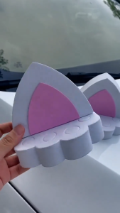 Trang trí xe ô tô tai mèo tai thỏ pikachu gắn nóc xe hơi dễ thương