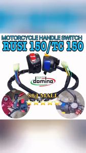 MOTORCYCLE HANDLE SWITCH FOR RUSI 150 / TC 150 1 SET LEFT AND RIGHT domino