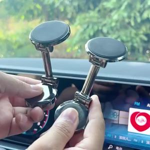 ✨ 2025 ✨ Car Mobile Phone Bracket Stable Foldable Rotating Alloy Magnetic Bracket