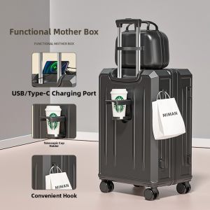 MIMANI | Durable Parent-Child Combination Large Capacity Luggage 20 inch