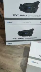 Interkom Motor Sena 10C Pro - Sistem Komunikasi Kamera Helmet Bluetooth