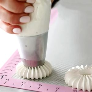 2pcs Large Stainless Steel Cake Decorating Nozzle-Russian Icing Nozzle for CakesCupcakesCookies-Essential Baking Tools Gadgets