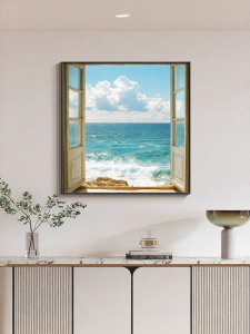 JILEDUO | Nordic Scenery Sea View High-end Square Decorative Painting