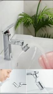 720° Universal Splash Filter Faucet Spray Head Water Saving Nozzle Bathroom Water Tap Extender