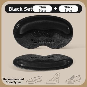 4D Silicone Heel Grip Anti-Slip Anti-Blister Half Size Reducer