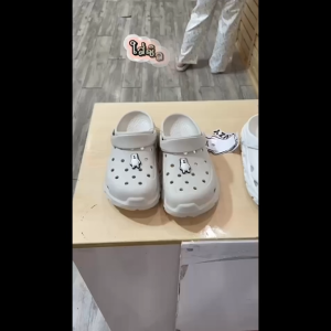 R.A SHOP รองเท้าแตะหัวโต Cruzy รุ่น Deco สีดำ กันน้ำ กันลื่น พื้นนุ่ม เหมาะสำหรับคนหน้าเท้ากว้าง