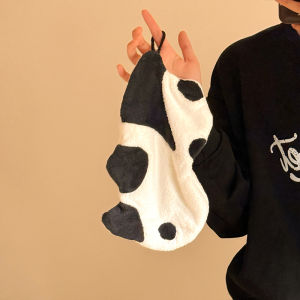 Aesthetic Polar Bear Panda Hand Towel Quick Dry High Absorbency Kitchen Cloth Hanging Style Home Personal Cleaning Tool