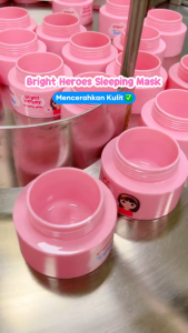 Pigeon Teens Bright Heroes Sleeping Mask | Skincare Remaja| Niacinamide 5% |Sleeping mask mencerahkan | Alcohol free ringan mencerahkan