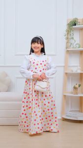 Salma Baju Overall Anak Perempuan Ala Korea Fashion Anak Perempuan Dress