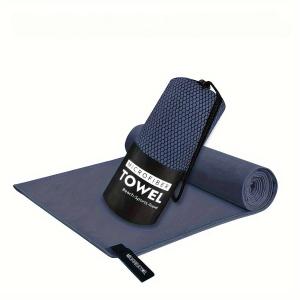 1pc Outdoor Sports Quick Drying Sweat Absorbent Soft Quick Drying Towel Microfiber Beach Towel，Lightweight Adult Towel