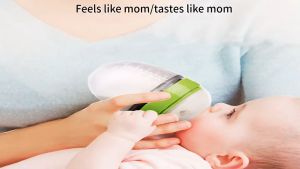 PIKO Bello Botol Silikon Bayi / Bayi Botol Susu dengan sedotan