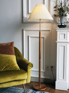 DENGDAO | Vintage Luxury Wooden Floor Lamp