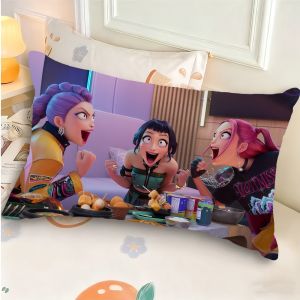 Hasbro | Cartoon K-Kpop D-Demon H-Hunters HZB cushion cover Rectangle Pillow Case Printing Bedside Sofa Room Home Decoration Pillowcase
