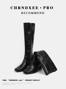 CHRNDXEE | Slim Fit Elastic Knee-High Boot for Women