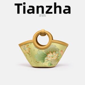 Traditional Chinese Mustard Green Silk-Inspired Mothers Qipao Bag