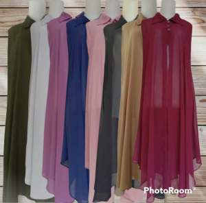 COD//long outer ceruti/cardigan babydoll/outer hijaber/outer kekinian/long cardi