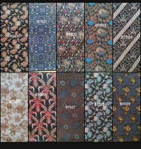 GOBEST motif kain batik printing halus lembut motif mewah harga per 0.5meter bahan batik 020-029