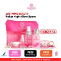 Paket Night Glow Jasmine Beauty Skincare | Skincare Mencerahkan Wajah Paket Glow Justmine. 