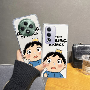 ใหม่ โปร เคสโทรศัพท์ Phone Case OPPO A3 Pro OPPO Reno12 F 12F 5G เคส ลายการ์ตูนเจ้าชายบูกี้น่ารักขายดีปลอกแฟชั่นที่สร้างสรรค์รถบางเฉียบปกหลัง Cover 2024