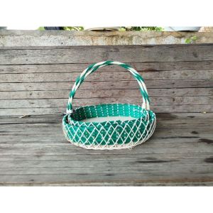 Lentera parsel keranjang nanasan parsel rotan dengan anyaman estetik /parsel buah/parsel hampers