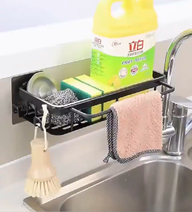 Sponge Holder for Sink with Drainer Sink Organizer Kitchen accessories
