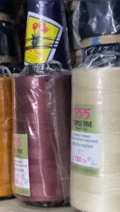 BENANG POLYESTER 555 TRIPEL FIVE UKURAN 40/2 20/3 dan 20/2
