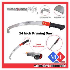 SUMO EXTREME Single Hook Pruning Saw With Hook (14 Inches) 00903W Pole Fixing Slot Ginding Hacksaw Saw Trimmer Tree