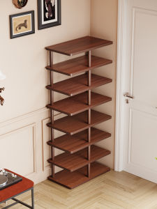 Sturdy Multi-layer Shoe Rack Indoor Entrance Simple Design Small Narrow Cabinet for Rent Easy-to-Assemble Shoe Storage Organizer