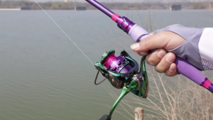 คันเบ็ด HAIYI  FISHING ตกปลา ใหม่ เบามาก สีพื้น มีสไตล์ ปลายคันเบ็ด ดีไซน์หยดน้ำหลากสี ล้อหมุน/รอกหมุน สีสันสดใส คุณภาพสูง ชุดกำหนดค่าอาชีพ