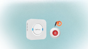 DAYTECH Wireless Emergency Call Button Elderly Pager Senior Care Alarm Portable Receiver 500FT Range Loud Doorbell Alert System for Home