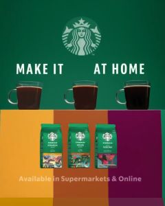 มาก่อนหน้ากาแฟบดสำเร็จ Starbucks® 200กรัม พร้อมชง สตาร์บัคส์ สินค้าใหม่