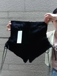 quần đùi kaki 2 cúc rút dây 2 bên sườn size smlxl