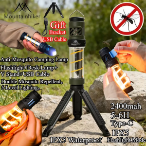 MOUNTAINHIKER Mosquito Killer Lamp Multi-functional Outdoor Camping Lamp Multi-functional Lighting Tent Lamp Camping Lamp