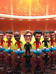 Liverpool Souvenir Football Model Salah Arnold Taki Gerrard Miniature Figurine Collectible Gift Box English Premier League