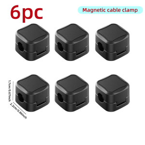 Magnetic cable clip organizer - suitable for office home strong adhesive mobile phone charger cable management clip