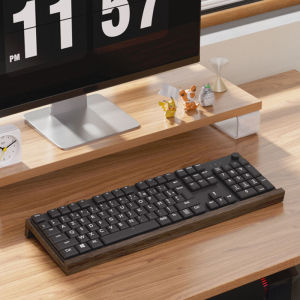 Riser Desktop Office Wooden Keyboard Stand Mount Holder Bracket for Mechanical Keyboards Multi-Function Notebook Stand
