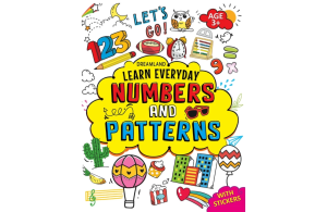 "(Age3+) Math Numbers and Patterns Activity Book with Stickers (Learn Everyday Series)หนังสือกิจกรรมเสริมพัฒนาการ แบบฝึกหัดเลข