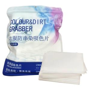 100Laundry Tablets Laundry Paper Anti-Staining Clothes Sheets Anti-String Mixing Color Absorption Washing Household Merchandises
