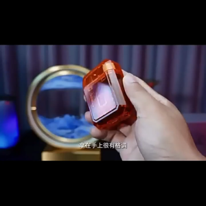 Portable Transparent Double-Head Shaver: Ultra-Lightweight High-Speed 12000rpm German Steel Blades IPX-7 Waterproof