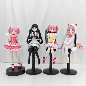 Bandai | In Stock Magical Xiaoyuan Homura Pajama Version Action Figure Collectible Model Desktop Display Ornament Gift For Fans Collector