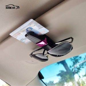 1 Pcs Glasses Holders for Car Sun Visor Sunglasses Eyeglasses Mount with Ticket Card Clip