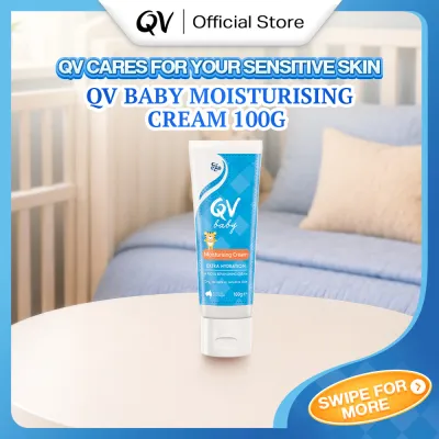 QV Baby Moisturising Cream 100g Vitamin B3 Release Itchiness Suitable for Babys Delicate Dry & Sensitive Skin