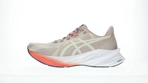 ASICS Women DYNABLAST 5 Running Shoes in Fawn/Oyster White