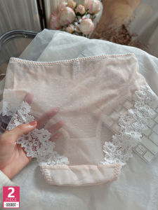 กางเกงขาสั้นผ้าลูกไม้เอวสูงไร้ตะเข็บเซ็กซี่สำหรับผู้หญิง กางเกงวอร์มผ้าฝ้ายบางฤดูร้อน 2025 ใหม่ กางเกงขาสั้นผ้าฝ้ายลายดอกไม้สุดหรู