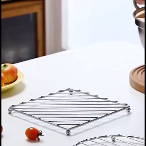 WE 4220 = 不锈钢方形锅垫 Stainless Steel Square Pot Protector Ready stock in Malaysia