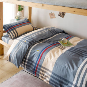 Student Dormitory Single Bed Sheet Set 90x190cm Cotton