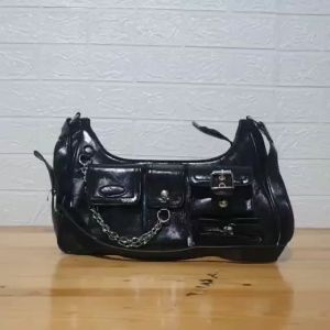 Tas Bahu Wanita Import Tas Selempang Wanita Hitam Slingbag Cewek Import Crossbody Bag Kulit PU 236061 3606